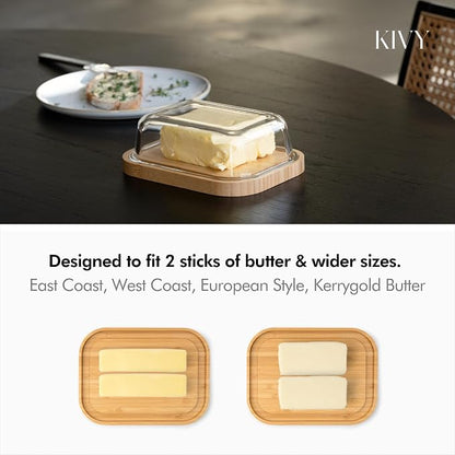 KIVY Large Butter Dish with Lid - Image 2