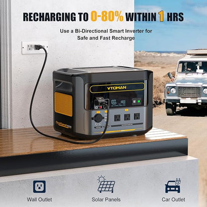 VTOMAN FlashSpeed 1000 Portable Power Station - Image 2