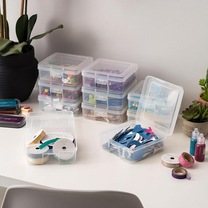 IRIS USA Pencil Case Box Storage Container - Image 5