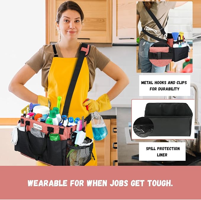 Wearable Cleaning Caddy – Portable Detailing Organizer - Image 4