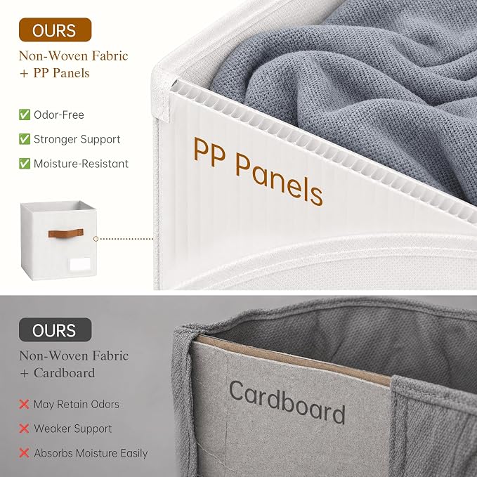 Storage Cubes 10 Pack, 11 Inch Fabric Storage Cubes Organizer Bins - Image 9