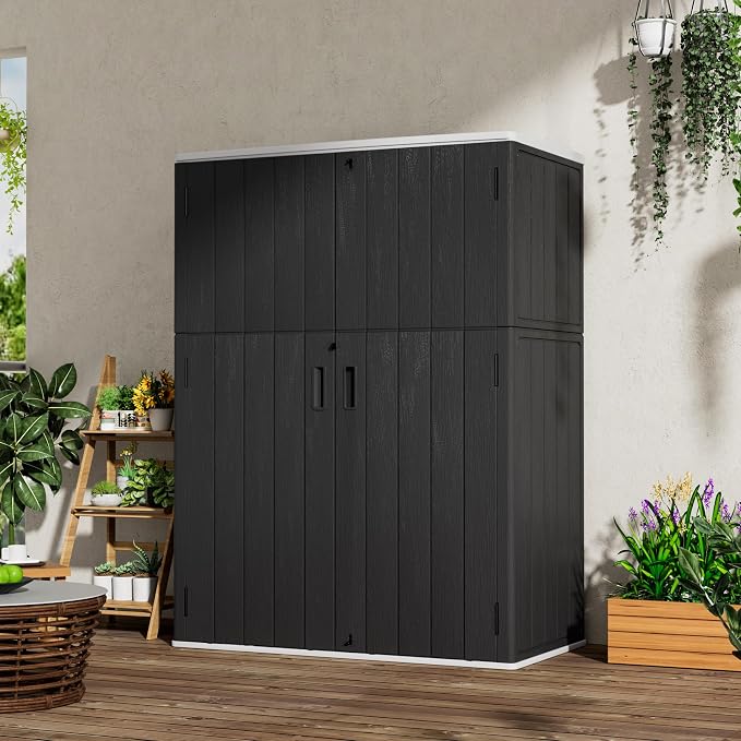 Vertical Outdoor Storage Cabinets, Plastic Sheds&Outdoor Storage - Image 4