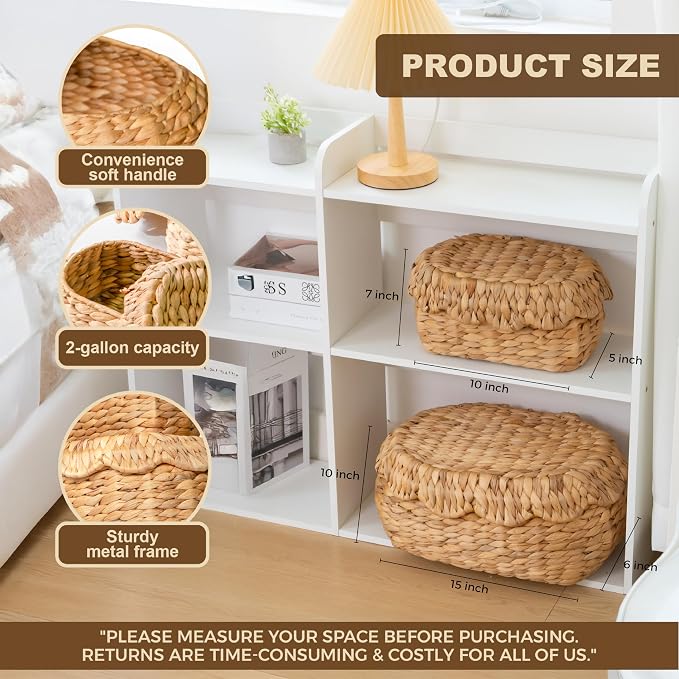 KOKODO Pack of 2 Scalloped Basket - Image 3