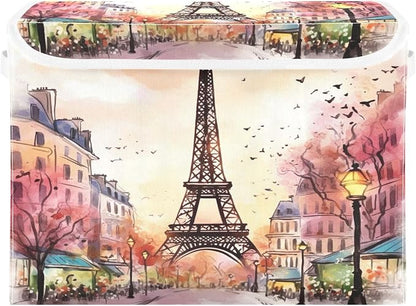 Watercolor Paris Storage Bins by LLCxigua