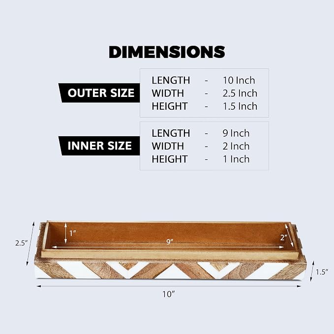 Handicrafts Home White Decorative Storage Box - Image 2