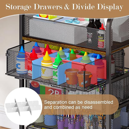 5-Tier Craft Organizer Cart - Image 4