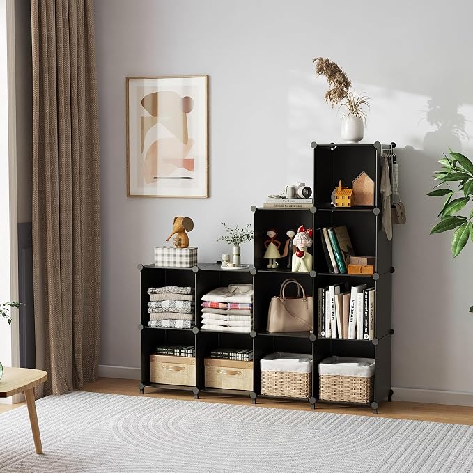 AWTATOS 8 Cube Storage Organizer, Closet Organizer Storage Shelf, Bookcase - Image 7