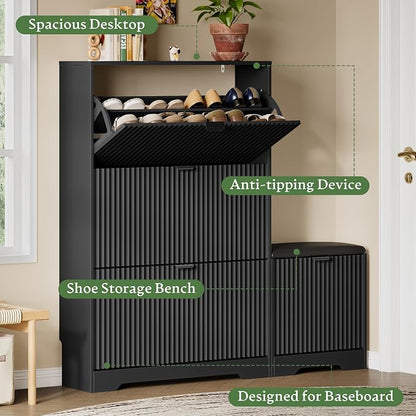 Xixini Shoe Storage Cabinet for Entryway - Image 4