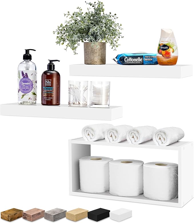 Sorbus Floating Shelves for Wall Set of 3 - Image 6
