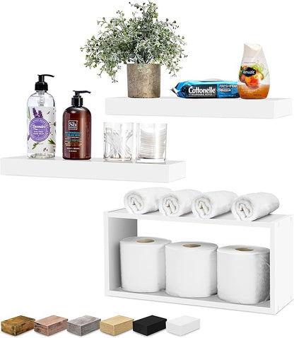 Sorbus Floating Shelves for Wall Set of 3 - Image 6