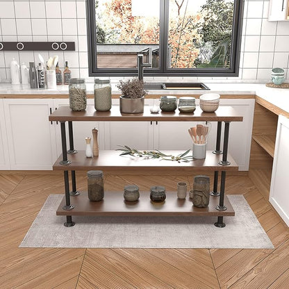 MUZIK 3-Tier Industrial Pipe Table Legs, Heavy Duty - Image 5