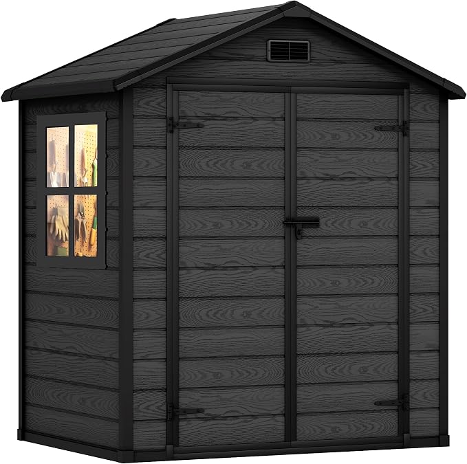 DWVO 6X5FT Resin Storage Shed by DWVO