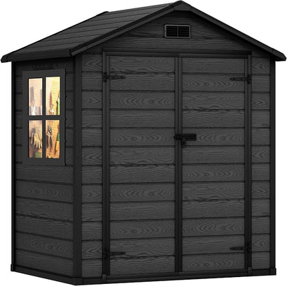 DWVO 6X5FT Resin Storage Shed by DWVO