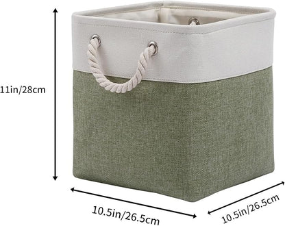 Fabric Storage Cubes, 11 inch cube storage bin - Image 4