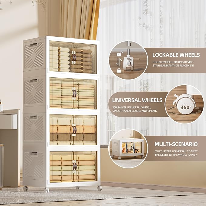 340 QT / 85 Gal Heavy Duty Double Door Storage Cabinet - Image 4