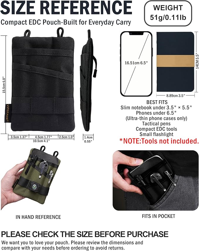 VIPERADE VE1 Pocket Organizer, EDC Pouch - Image 5