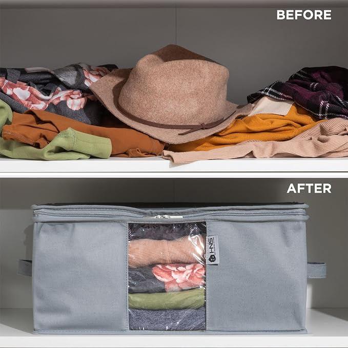 Cedar Clothes Storage Bag Organizer – Protects from Moths, Dirt & Dust – Set of - Image 8