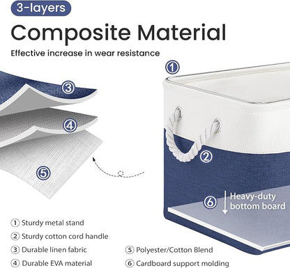 15x11x10 In Foldable Fabric Large Storage Bins - Image 2