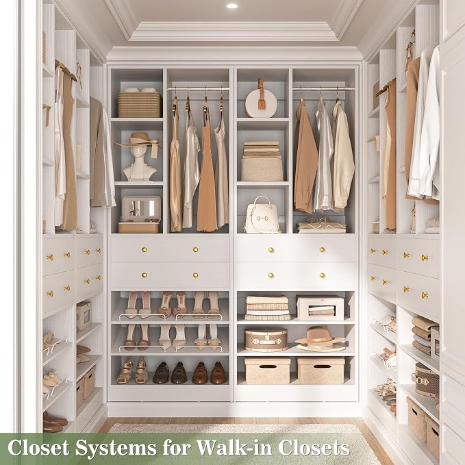 Besiost Closet System, Walk-in Closets Systems, Free Standing Reach in Closet - Image 5