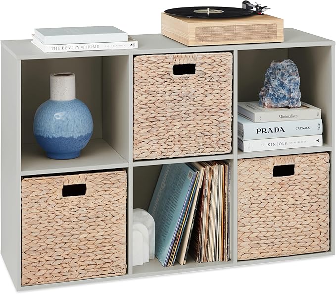 Best Choice Products Kids Bookcase 6-Cube Storage Organizer, 13.5in Shelf by Unknown