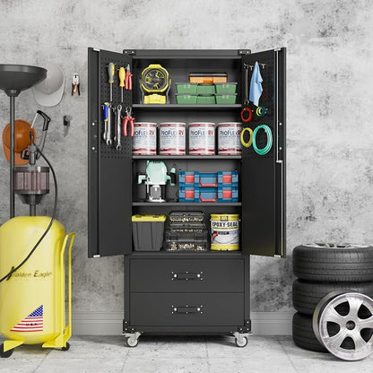 Upgraded Metal Garage Storage Cabinet - Image 2