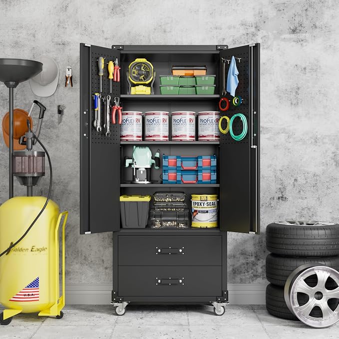 SUXXAN Rolling Storage Cabinet - Image 9