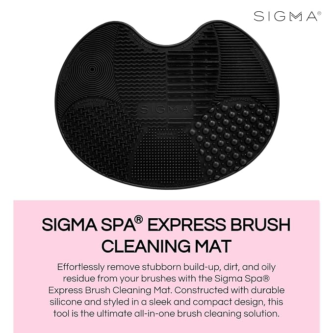 Sigma Beauty Makeup Brush Cleaner Mat – Sigma Spa Express Silicone Makeup Brush - Image 2
