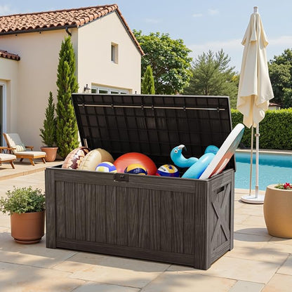 Greesum Outdoor Storage Box 120 Gallon Storage Bin - Image 5