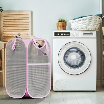Strong Mesh Pop-up Laundry Hamper, Quality Pop Up Hampers - Image 8