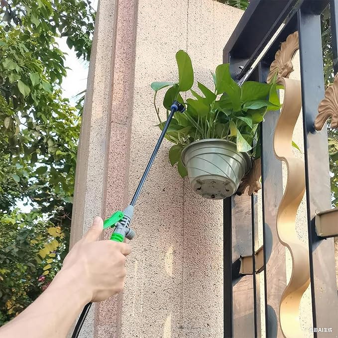 Watering Can Device for Watering Hanging Plant Basket Hard to Reach High Plant - Image 2