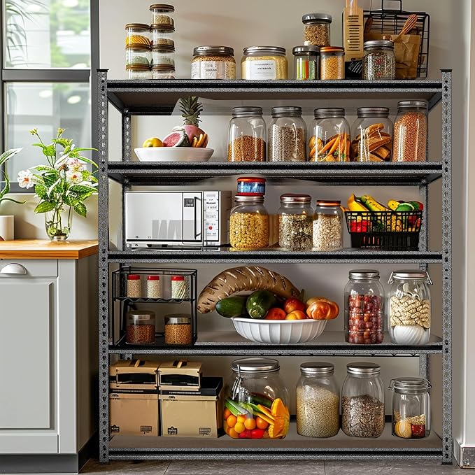WORKPRO 5-Tier Metal Storage Shelving Unit, 36”W x 18”D x 72”H, Adjustable - Image 6