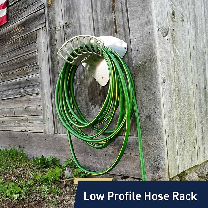 Hose Reel - Heavy Duty Aluminum Water Hose Hanger Wall Mount - Water Hose Holder - Image 5