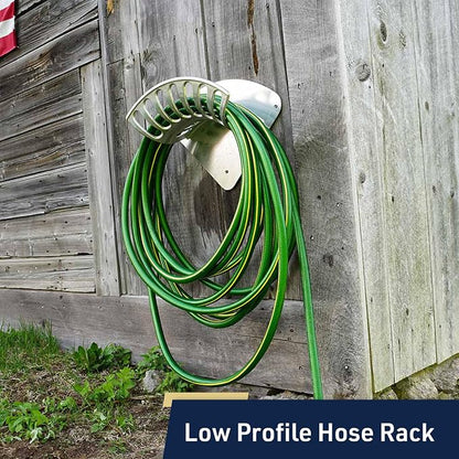 Hose Reel - Heavy Duty Aluminum Water Hose Hanger Wall Mount - Water Hose Holder - Image 5