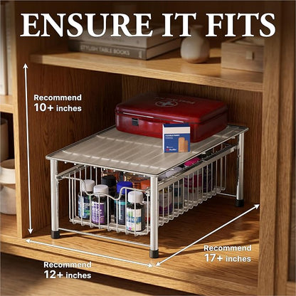 Simple Houseware Stackable Basket Drawer - Image 3