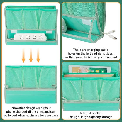 Bedside Caddy Bedside Storage Organizer Bedside Organizer - Image 5