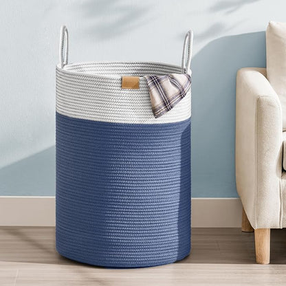 Laundry Hamper 75L, Large Laundry Basket by Nunsino