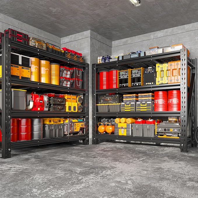 Romorgniz 51.6" W Garage Shelving 3000LBS Heavy Duty Storage Shelves Adjustable - Image 7
