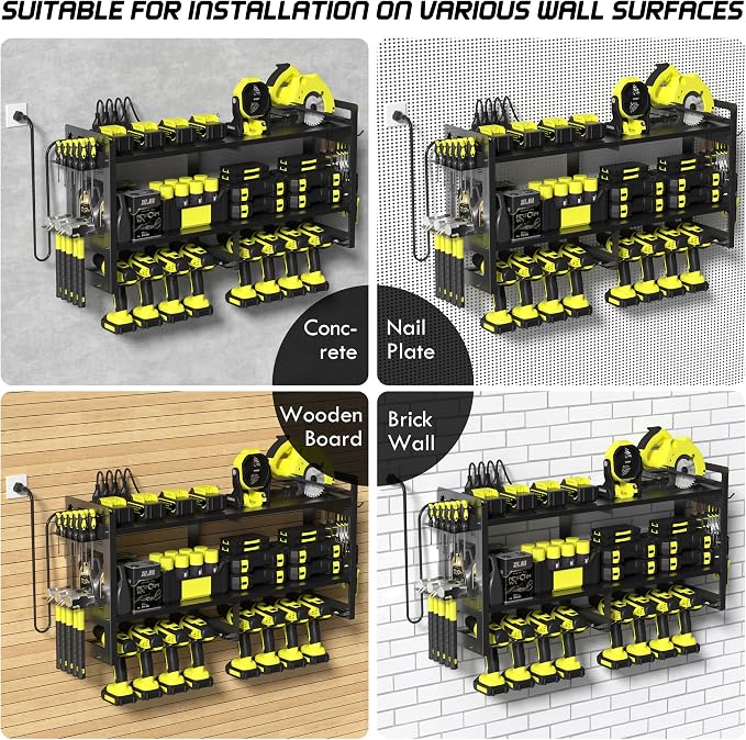TOPRINCE Large Power Tool Organizer Wall Mount - Image 6
