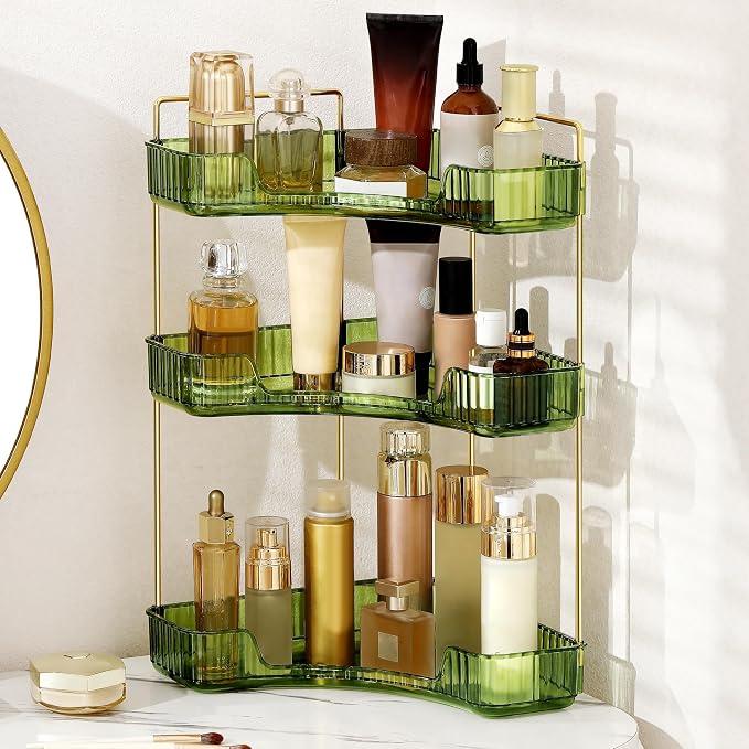 YCIA&DONE Corner Bathroom Counter Organizer, Makeup Organizer - Image 5