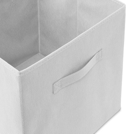Casafield Set of 6 Collapsible Fabric Cube Storage Bins, Cubby Organizers & More - Image 3