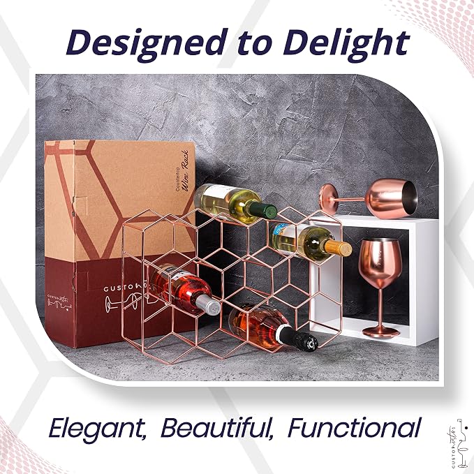 Gusto Nostro Countertop Wine Rack - Image 4