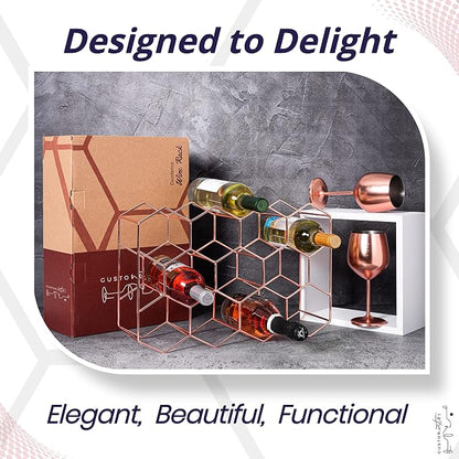 Gusto Nostro Countertop Wine Rack - Image 4