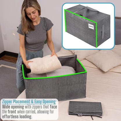 VENO 10 Pack Moving and Storage Bags, Heavy Duty, Alternative to Moving Boxes - Image 3