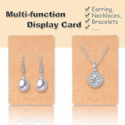 Earring Display Cards with 100 Pcs Earring Holder Cards 200 Pcs Earring Backs - Image 5