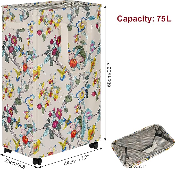 efluky Slim Laundry Hamper - Image 4