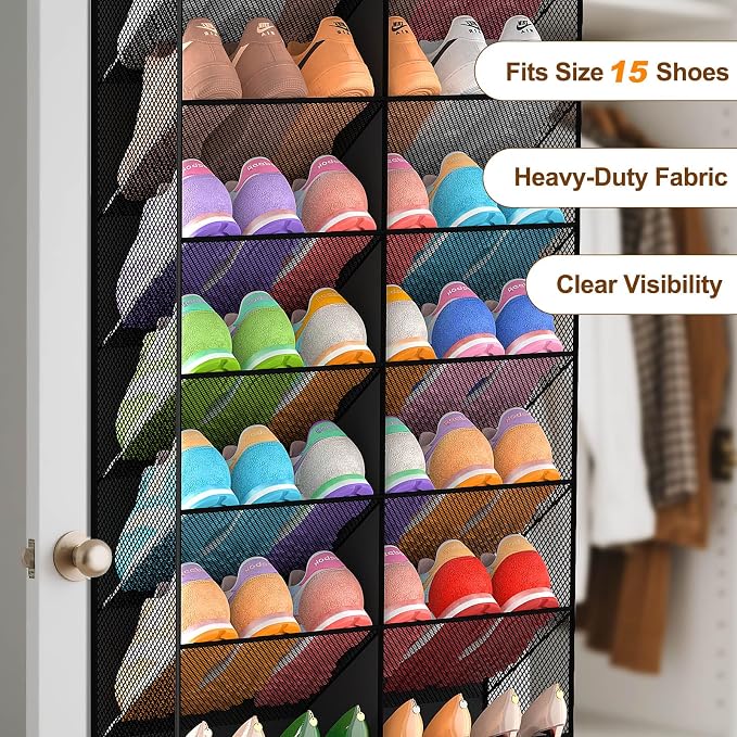 UVIAHOMI Over the Door Shoe Organizer - Image 5