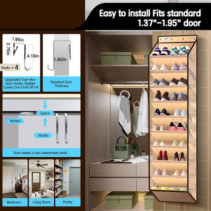 10 Tier Over The Door Organizer - Image 4