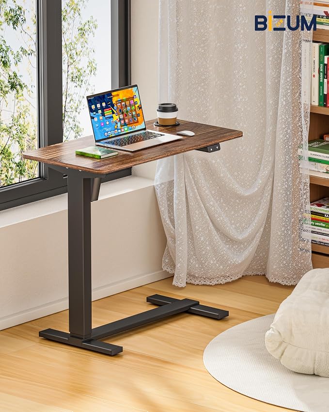 BIZUM Small Electric Standing Desk Bedside Table - Image 2
