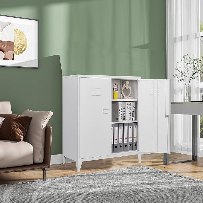 SISESOL White Metal Cabinet - Image 2
