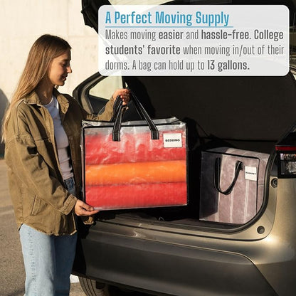 VENO 4 Pack Heavy Duty Moving Bags, Storage Bags, Packing Supplies, Top Zipper - Image 6